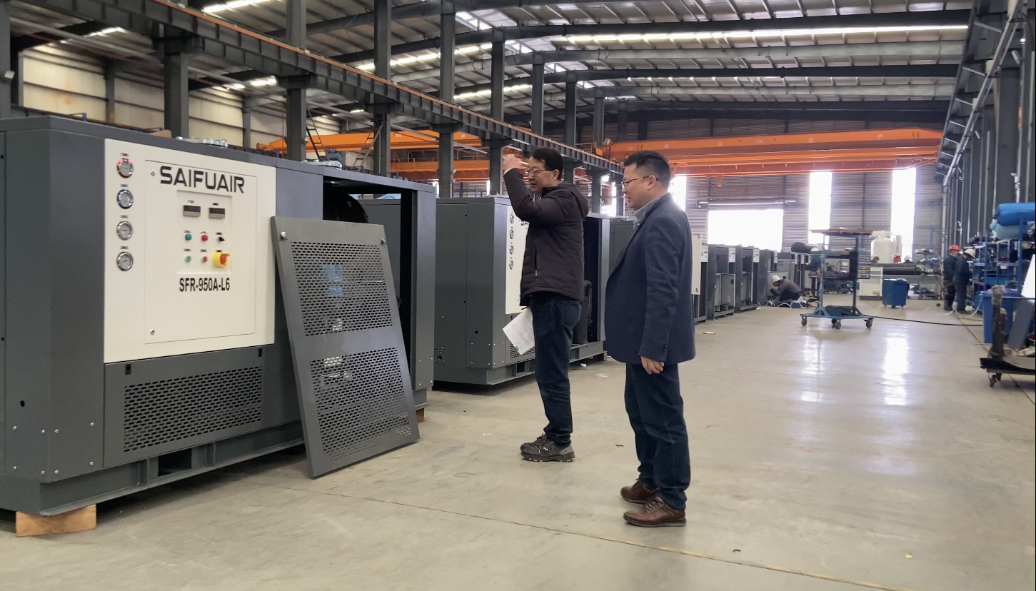 上海布局海外丨賽弗爾多型號冷干機順利通過驗收 