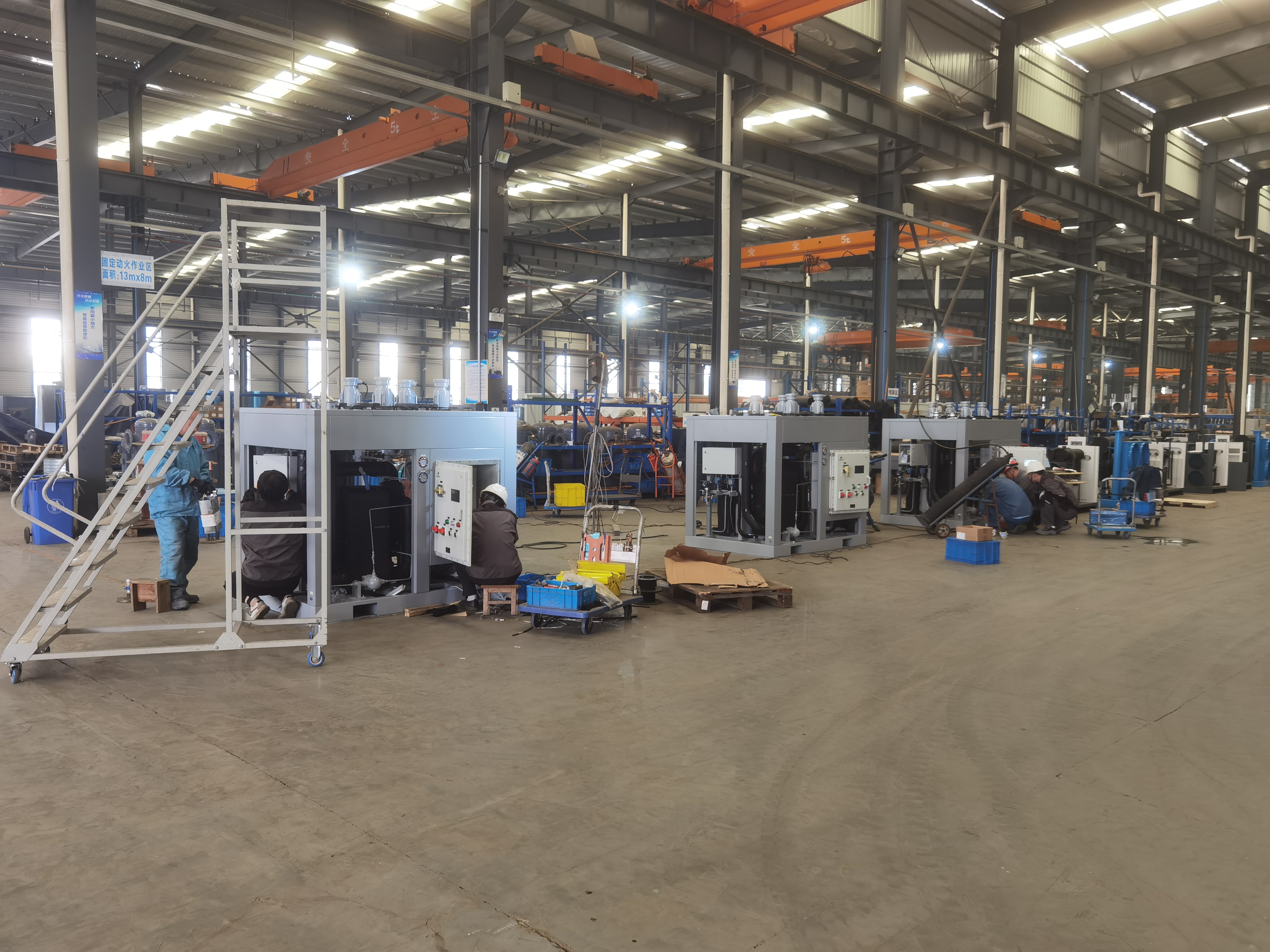上海全力以赴趕制冷干機(jī) 3臺(tái)304AGT將用于海洋事業(yè)
